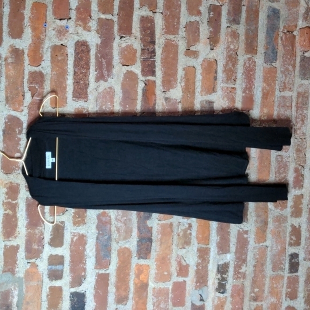 Gabriella Rocha Medium Black Duster Vest‎